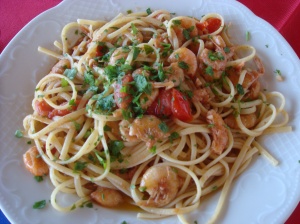 Crustacean Pasta (with the crusts still on!)
